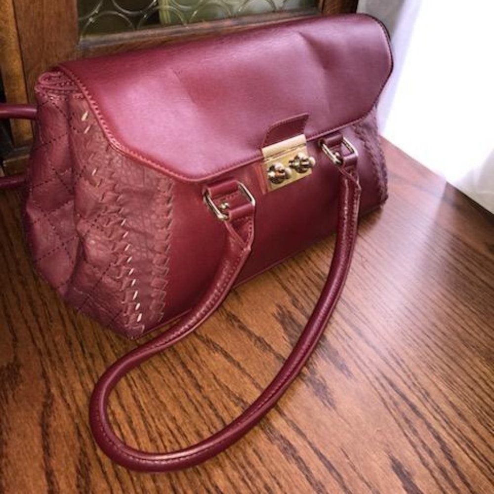 Medium Burgundy Charming Charlie Shoulder …